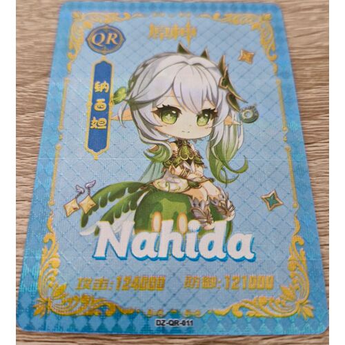 Carte Genshin Impact Personnage Nahida