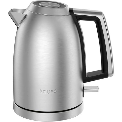 NouvelHorizonstore-Krups Excellence Bouilloire électrique, Capacité 1,7 L, Inox brossé premium, Base 360°, Résistance cachée, Filtre anticalcaire BW552D10