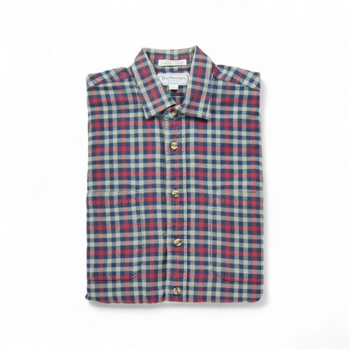 Reconditionné - Chemise Classiques Homme À Carreaux - Taille M - Homme - Marine