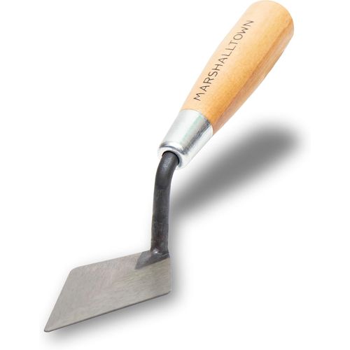 LETNERNY-Truelle D'Archéologie De , Truelle Rigide Pointue De Style Londonien, Avec Manche En Bois, Truelle En Acier, Dimensions 102X51 Mm