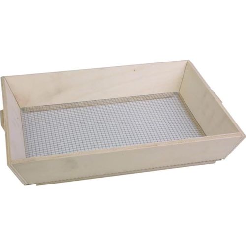 CHECARZHN--NO1-Tamis Rectangulaire, 22 X 32 Cm, Mailles Carrées 6 X 6 Mm, Idéal Pour Le Sable Compost Terreau Et Terre De Bouturage