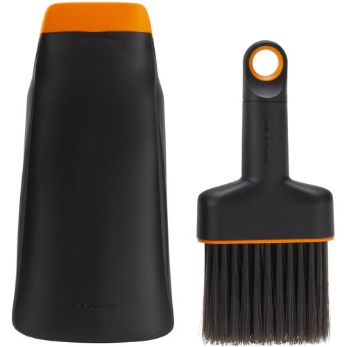 Kalanka-Pelle À Plantation Avec Brosse, Pelle À Plantation 20,6 Cm, Brosse 18 Cm, Résine Synthétique, Noir/Orange, 1071302