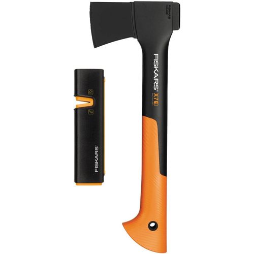 Asfasfq-Fiskars 1020183 Kit D'aiguisage Universel X7-Xs Avec Axe Et Aiguiseur À Couteaux Noir/Orange 35,5 Cm