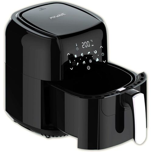 Friteuse Sans Huile 5,5L, Une Touche Écran Tactile Led,7 Programmes, Air Fryer 1400W, Minuterie Température Réglable