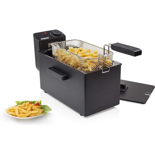 SUBZONAL-Princess Friteuse 182727 ¿ 4 portions - 2 000 W, 3 Litres, Acier inoxydable, Noir