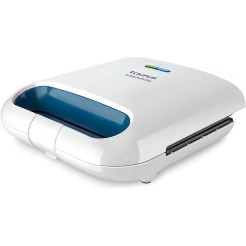 MYSANDWICH GRILL - GRILL ÉLECTRIQUE 800W, SANDWICH ET CROQUE MONSIEUR, PLAQUES ANTI-ADHÉSIVES, VOYANTS D'ALIMENTATION ET PRÉ-CHAUFFAGE, BLANC[GAU620727]