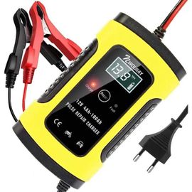 Nwouiiay Car Battery Charger 6 A12 V Intelligent Lcd Screen With Multiple Protection Repair Type For Car, Motorcycle Or Boats