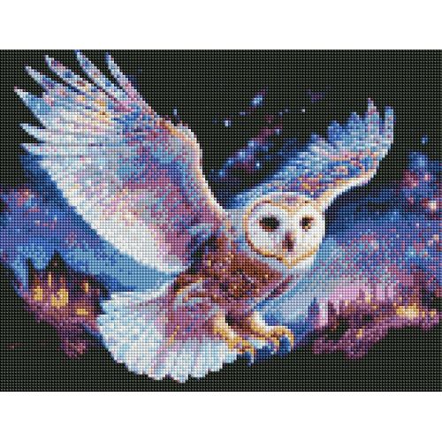 Tianyi-5d Diamond Painting Chouette,40 * 50cm Peinture Broderie Diamant Kit Complet,Kit Peinture Diamant Adulte Enfant,Diamond Painting Strass Pour Décoration D'intérieur,Cadeau D'anniversaire