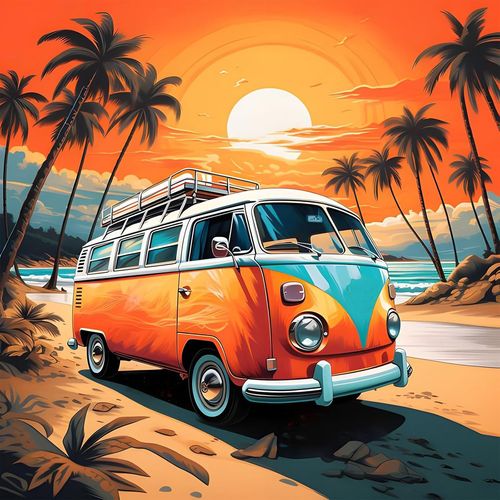 Tianyi-Paysage Peinture Diamant Adulte, 5d Coucher De Soleil Diamond Painting Complet Diamant Kit Enfants, Diamant Painting Strass Point De Croix Cristal Pour Murale Décor 30x30cm