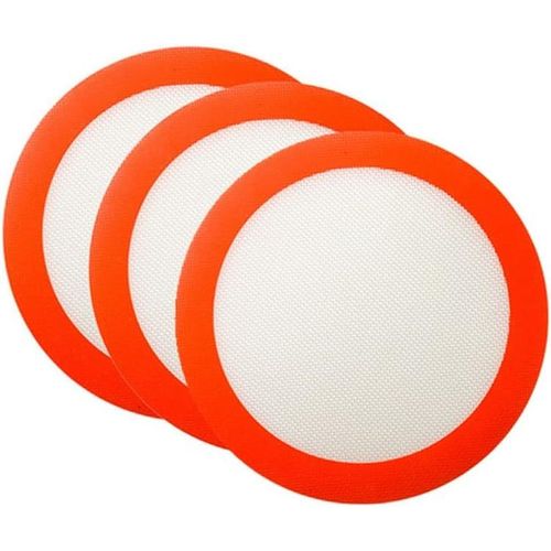 Ayuhr-Lot De 3 Tapis De Cuisson Ronds En Silicone De 22,9 Cm,Moule À Gâteau,Feuille De Cuisson En Silicone Antiadhésive,Réutilisables Et Résistantes À La Chaleur Pour Cookies,Macarons,Pain Et Pâtisse