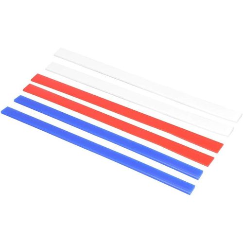 Ayuhr-6pcs Rouleau A Patisserie,Règles À Pâtisserie En Silicone Epaisseur 2/4/6mm,Restaurant Cuisine Outil Pour Spaghetti,Faire Des Biscuits,Nouille,Boulette(38cm)