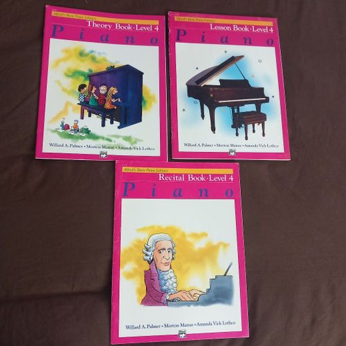 Alfred'S Basic Piano Library 3 Volumes Level 4 : Lesson Book, Recital Book, Theory Book. Willard A. Palmer, Morton Manus, Amanda Vick Lethco.