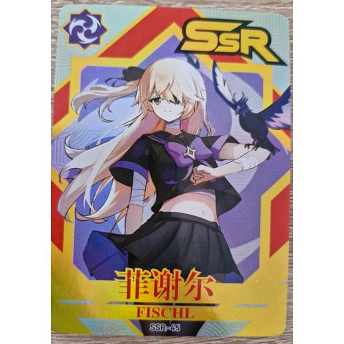 Carte Cartonnée "Genshin Impact" Personnage Fischl