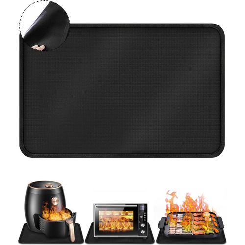Nbgcm-Tapis En Silicone Résistant À La Chaleur 60x40 Cm, Protection Feu Et Anti-Dérapant Pour Cuisine, Plan De Travail Et Pâtisserie