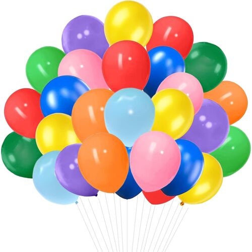200 X 5 Inch Balloons, Small Latex Balloons For Party Birthday Baby Shower Birthday Festival Garland Decoration
