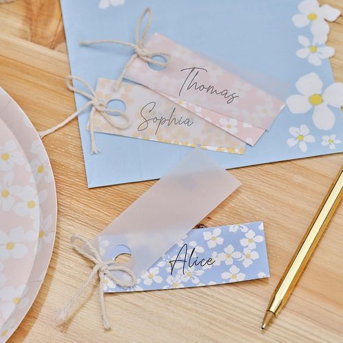 KAL-Lot De 10 Marque-Places En Papier Sp-619 Multicolore