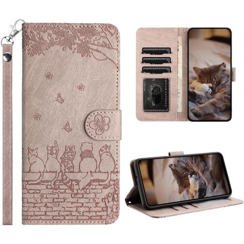 KAL-Coque Pour Google Pixel 8A 5G Étui De Protection [Etui À Rabat] [Pochette De Portefeuille] [Fermeture Magnétique] Housse Premium En Cuir Pu Portefeuille Google Pixel 8A 5G Gris
