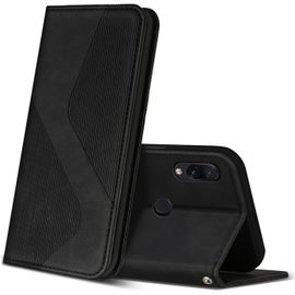Ershi-Coque Pour Xiaomi Redmi Note 7 / Redmi Note 7 Pro, Premium Étui Housse En Cuir De Protection Avec [Emplacements Cartes], Cla[1