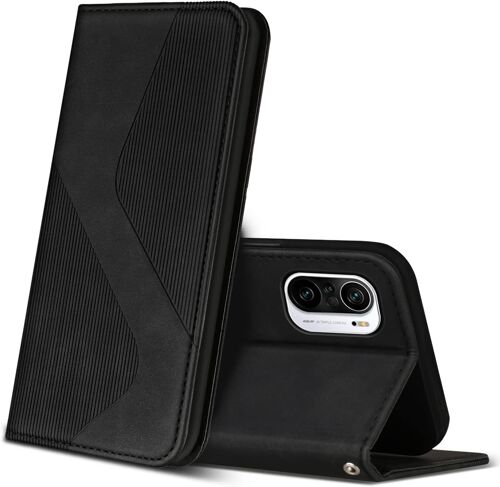 Coque Pour Xiaomi Poco F3 5g / Xiaomi Mi 11i 5g, Premium Etui Housse En Cuir De Protection Avec [Magnetique], Clapet Folio Portefeuille Pour Xiaomi Poco F3 5g / Xiaomi Mi 11i 5g (Noir)