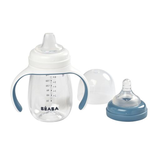 Biberon D'apprentissage 2 En 1 210 Ml - Windy Blue - Beaba