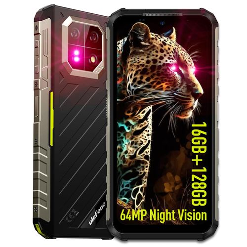 Ulefone Armor 22 4G Téléphone Portable Incassable,16Go+128Go/256Go Vert,128Go