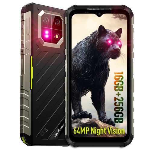 Ulefone Armor 22 4G Téléphone Portable Incassable,16Go+128Go/256Go Vert,256Go