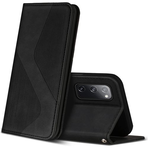Coque Pour Samsung Galaxy S20 Fe, Premium Etui Housse En Cuir De Protection, Clapet Folio Portefeuille Pour Samsung S20 Fe (Noir)