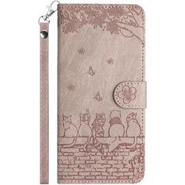 Kal-Coque Pour Huawei P40 Pro, Housse De Protection Etui À Pochette De Portefeuille Rabat Premium En Cuir Pu¿Fermeture Magnétique¿¿Boîtier Avec Support¿,Rose
