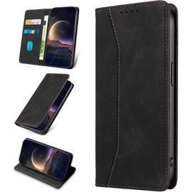 Ayu-Coque Pour Xiaomi Mi 10 Lite 5g, Etui Protection Housse En Cuir Pu [Porte Cartes], Antichoc Portefeuille Étui À Rabat Flip Case Pour Xiaomi Mi 10 Lite 5g (Noir)