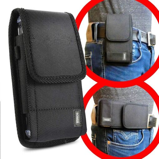 HOUSSE ETUI CUIR BUGATTI AVEC PASSE CEINTURE POUR APPLE IPHONE 4 4S
