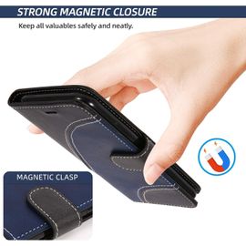 Coque Pour Galaxy A51, Portefeuille Etui En Cuir Pu, Magnétique Protection Housse Coque Pour Samsung Galaxy A51, Noir