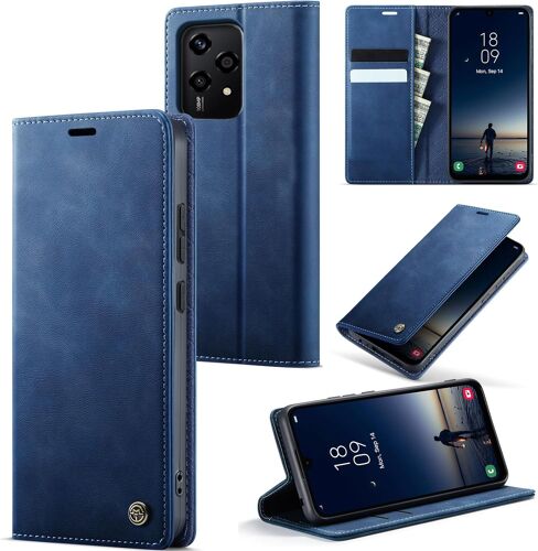 TRAHOO-Coque Honor 200 Lite Cuir PU Premium Fentes Cartes Etui Pochette de Portefeuille avec Fonction Support Case à Rabat Coque Honor 200 Lite - Bleu Vert