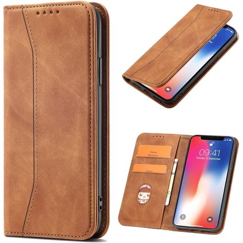 Kal-Coque Pour Iphone 6s Plus/Iphone 6 Plus (5,5 Pouces), Pu Cuir Portefeuille Housse Flip Pochette Étui À Rabat Case Avec Antichoc Tpu Housse [Emplacements Cartes] [Fonction Support] (Kaki)