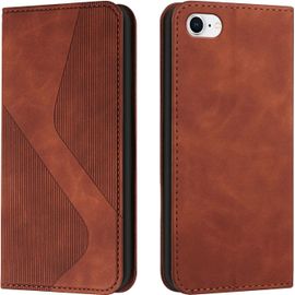 Kal-Coque Pour Iphone 6s/Iphone 6, Etui Iphone 6s/6 (4,7 Pouces) Cuir, Pu Cuir Portefeuille Housse Et Magnétique Flip Pochette Étui À Rabat Protection Case Avec Antichoc Tpu Housse (Marron)