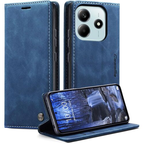 SUBZONAL-Coque pour Xiaomi Redmi Note 14 5G Premium Housse Cuir Protection Pochette Rabat Portefeuille Flip Case Porte Magnétique Coque Étui pour Redmi Note 14 5G, Bleu