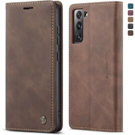 SUBZONAL-Coque Samsung Galaxy S22 Plus Housse Samsung S22 Plus Cuir PU Premium Fentes Cartes etui Pochette de Portefeuille avec Fonction Support Case Rabat Housse pour Samsung Galaxy S22 Plus 5G - Ca