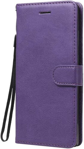 Coque Pour Galaxy Note 20, Pu En Cuir Coque Portefeuille Étui Housse, Design Classique Tpu Coque Pour Samsung Galaxy Note 20 - Violet