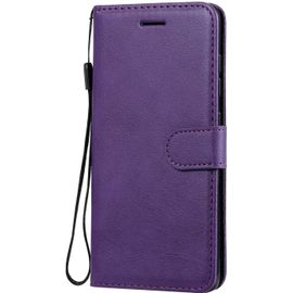 Coque Pour Galaxy A51, Pu En Cuir Coque Portefeuille Étui Housse, Design Classique Tpu Coque Pour Samsung Galaxy A51 - Violet