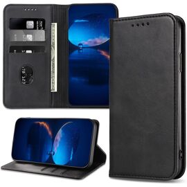 Cmjaagur-Coque Pour Galaxy S22 Plus, Etui En Pu Cuir Pochette De Portefeuille, Antichoc Protection Housse Avec Fonction Support Pour Galaxy S22 Plus, Noir[J1315]