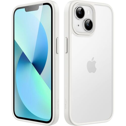 Coque Mat pour iPhone 13 Mini 5,4 Pouces, Protection Antichoc Qualit¿¿ Militaire, ?tui Housse Arri¿¿re Translucide Givr¿¿e, Anti-Empreintes Digitales (Lumi¿¿re Stellaire)