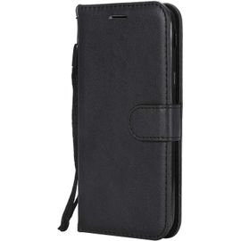 Ayu-Coque Pour Galaxy J5 2017, Pu En Cuir Coque Portefeuille Étui Housse, Design Classique Tpu Coque Pour Samsung Galaxy J5 2017 - Noir