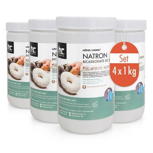 4x 1 kg 1kg de Bicarbonate de soude
