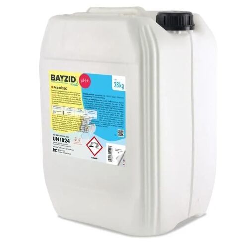 BAYZID® pH Plus Liquide - Augmenteur de pH pour Piscine - Bidon de 1 x 28 kg (28 kg) - Compatible Tous Traitements