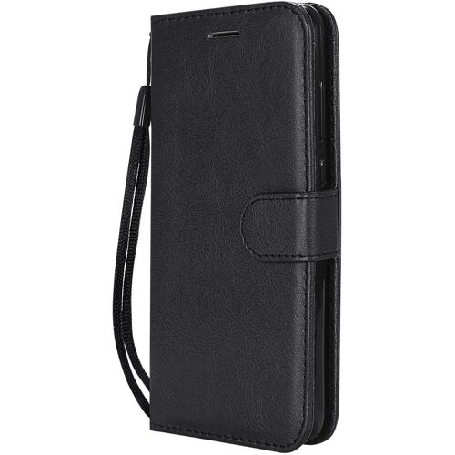 Coque Pour Huawei P8 Lite 2017 / Nova Lite, Pu En Cuir Coque Portefeuille Étui Housse Tpu Coque Pour Huawei P8 Lite 2017 / Nova Lite - Noir