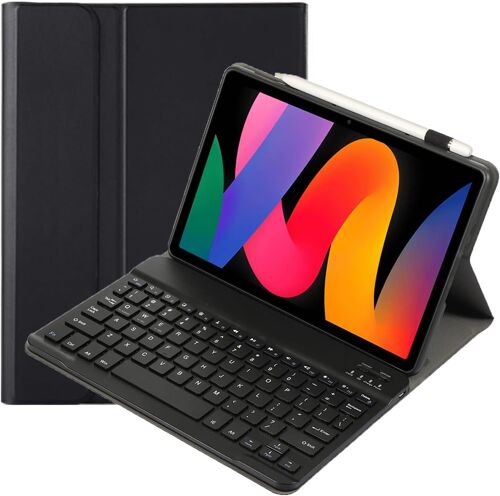 Keyboard Case for Xiaomi Redmi Pad SE Slim Cover with Removable Wireless Magnetic QWERTY Keyboard for Pad SE 11 Inches (Black)