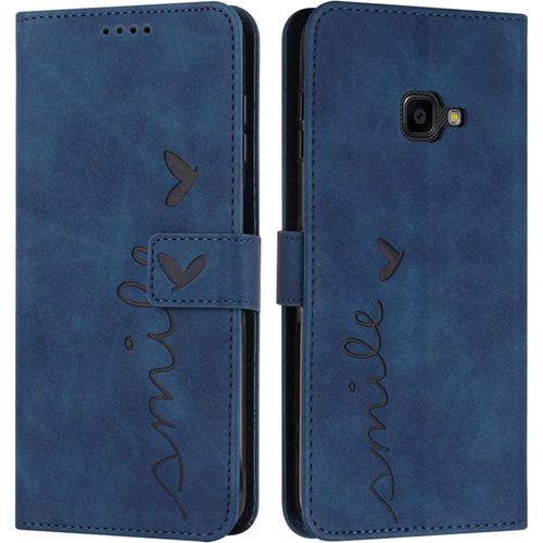 Kal-Coque Pour Samsung Galaxy Xcover 4 / 4s, Étui Housse En Cuir Pu Samsung Xcover 4/4s, Magnetique Flip [Pochette De Portefeuille], Etui De Protection Pour Samsung Galaxy Xcover 4 / 4s (Bleu)