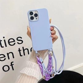 Coque Pour Iphone 15 Pro Max Avec Cordon Collier Pour Étui Colliers De Cellulaire Corde Silicone Coque Avec Bracelet Lanyard Antichoc En Souple Tpu Bumper Coque Pour Iphone 15 Pro [Wke01450]