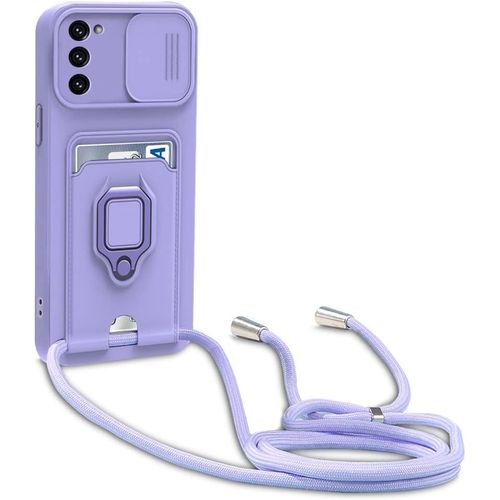 Cordon De Coque Compatible Avec Huawei Y6 2018/Honor 7a, Collier Pour Etui Colliers De Cellulaire, Silicone Cover Protection De La Camera Etui Lanyard Case-Pink