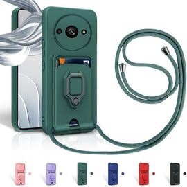 XINYEXIN Coque Pour Xiaomi 14T Pro 5G Avec Cache Caméra Et Béquille, Couvercle Coulissant De La Caméra + Support Annulaire à 360 Degrés Etui Housse Antichoc - Argent