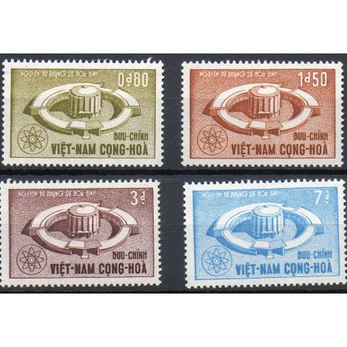 Vietnam Timbres Réacteurs Nucléaires